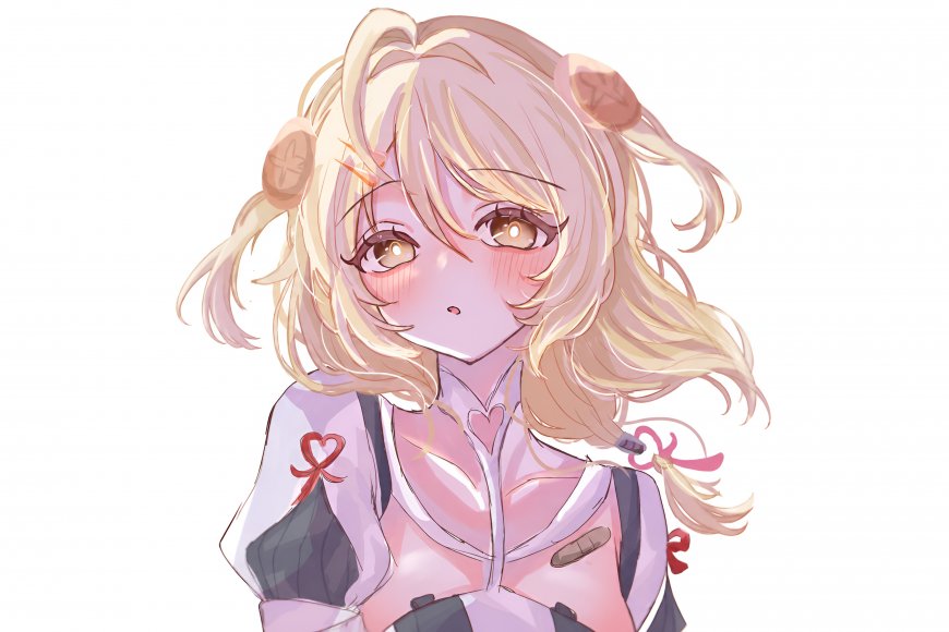 《绝区零》菲妮克丝·蕾法拉金发双马尾粉白少女动漫电脑壁纸