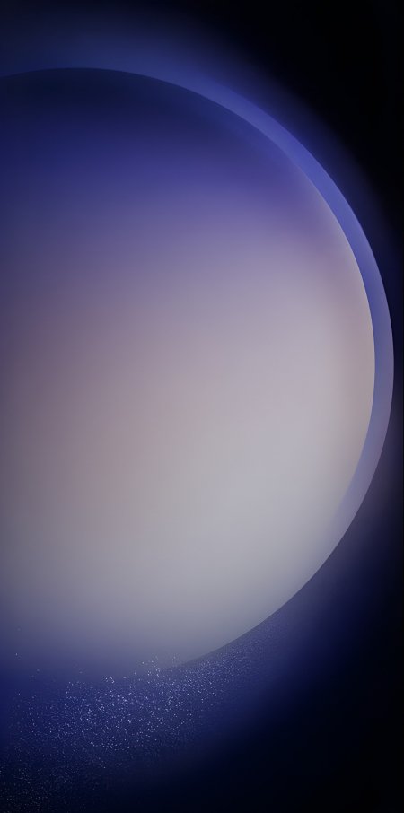 深蓝星云渐变光晕暗紫太空科幻手机壁纸
