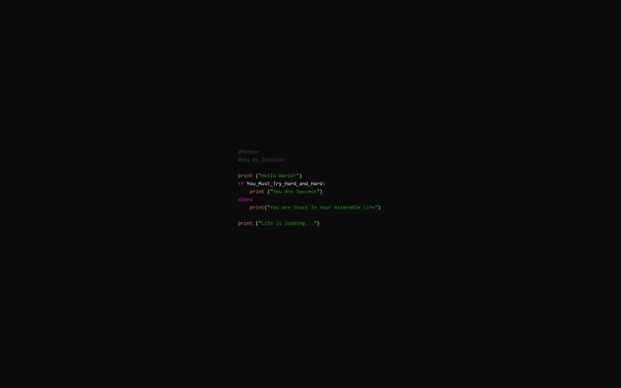 代码界面程序绿紫配色编程创意电脑壁纸