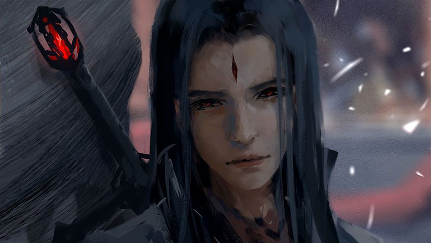 鬼刀漫画阿修罗原画高清壁纸