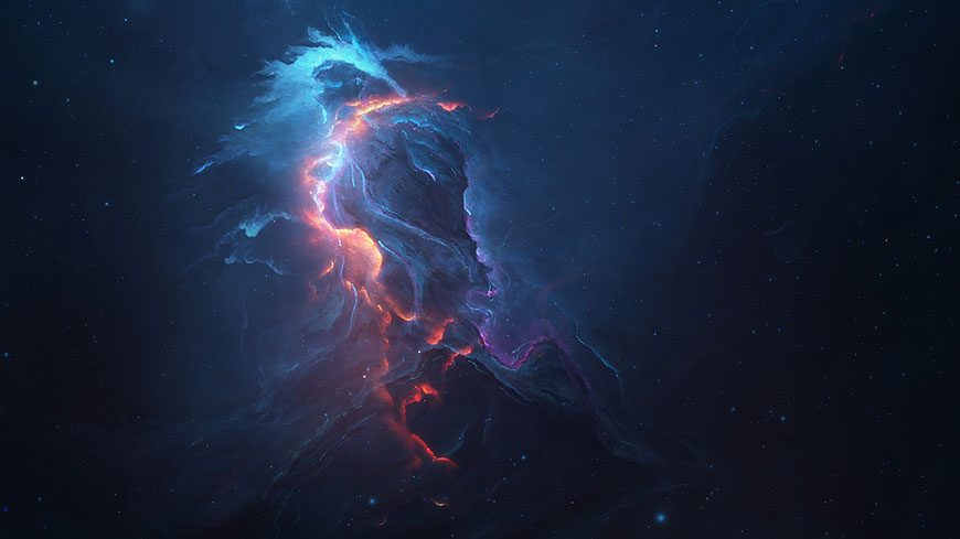 太空人头马星系星云宇宙照片壁纸